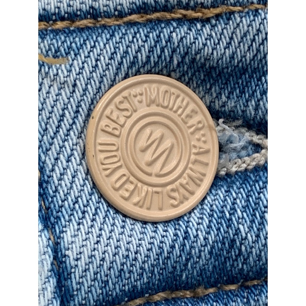 Mother Denim The Insider Crop Step Fray Jeans Size 24 Limited Edition Wash - Picture 13 of 16